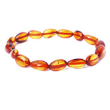 Beautiful Olive Baltic Amber Shape Bead Necklaces