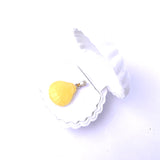 Romantic Baltic Amber Shell Pendant