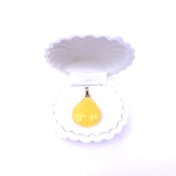 Romantic Baltic Amber Shell Pendant