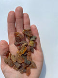 Unpolished Amber Beads Without Holes
