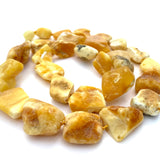 Unpolished Honey Butterscotch Amber Necklace