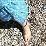 Charming Cotton & Baltic Amber Bracelet.