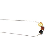 Elegant Amber Sterling Silver Necklace