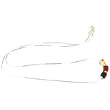 Elegant Amber Sterling Silver Necklace