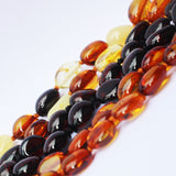 Beautiful Olive Baltic Amber Shape Bead Necklaces