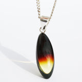 Baltic Amber Drop Pendant - RAINBOW