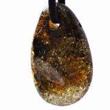 Honey or Grey Polished Baltic Amber Amulet