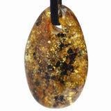 Honey or Grey Polished Baltic Amber Amulet