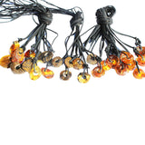 Honey or Grey Semi-Polished Baltic Amber Amulet