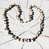 Baltic Amber Dalmatian Pattern Necklace