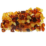 Polished Baltic Amber Beads with holes. (3mm-8mm)
