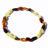 Beautiful Olive Baltic Amber Shape Bead Necklaces