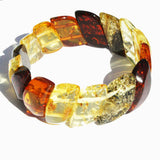 Elegant Baltic Amber Bracelet Wave