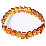 Elegant Baltic Amber Bracelet Wave