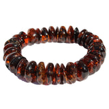 Large Baltic Amber Bracelet - Discs