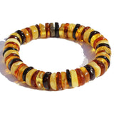 Large Baltic Amber Bracelet - Discs