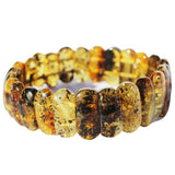 Oval Bead Amber Bracelet