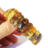 Oval Bead Amber Bracelet