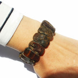 Unpolished Grey or Honey Baltic Amber Bracelet