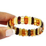 Oval Bead Amber Bracelet