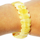 Oval Bead Amber Bracelet