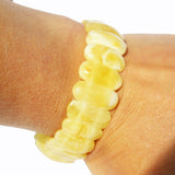 Oval Bead Amber Bracelet