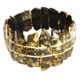 Uneven Baltic Amber Pieces Bracelet