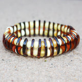 Impressive Cognac And Butterscotch Baltic Amber Bracelet