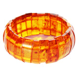 Unique Shape Honey Amber Bracelet