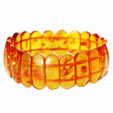Oval Bead Amber Bracelet