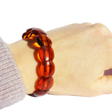 Faceted Amber Bracelet