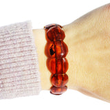 Faceted Amber Bracelet