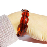 Faceted Amber Bracelet