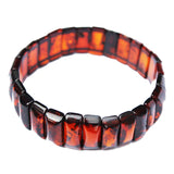 Elegant Amber Bracelet - Little Squares