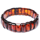 Elegant Amber Bracelet - Little Squares
