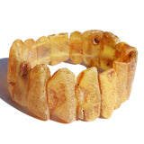 Unpolished Honey Amber Bracelet