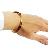 Elegant Facet Baltic Amber Bracelet
