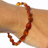 Elegant Facet Baltic Amber Bracelet