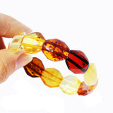Faceted Amber Bracelet