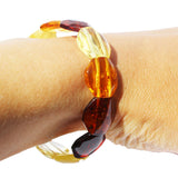 Faceted Amber Bracelet