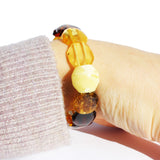 Faceted Amber Bracelet