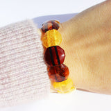 Faceted Amber Bracelet