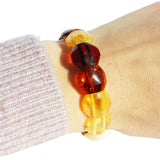 Faceted Amber Bracelet