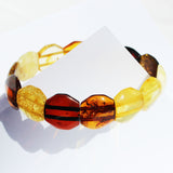 Faceted Amber Bracelet