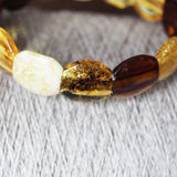 Faceted Amber Bracelet