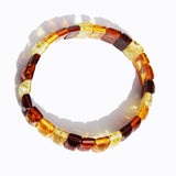 Elegant Amber Bracelet - Little Squares