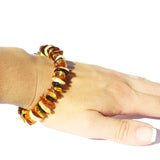 Classic Baltic Amber Bracelets  (Cognac, Lemon, Cherry, Butterscotch, Multicolour)