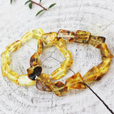 Lemon Amber With Inclusions Necklace