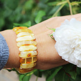 Unpolished Butterscotch Baltic Amber Bracelet