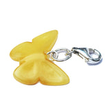 Amber Butterfly Charms